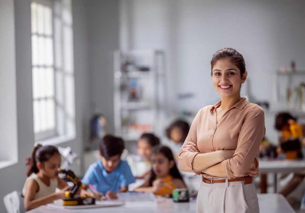 Parent deciding which stem program to choose for their child