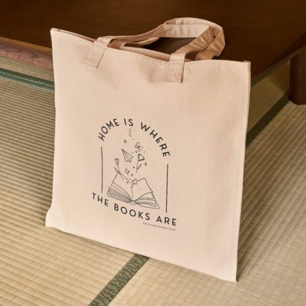 Exclusive Cotton Tote Bag for Students: Book Print - Image 3