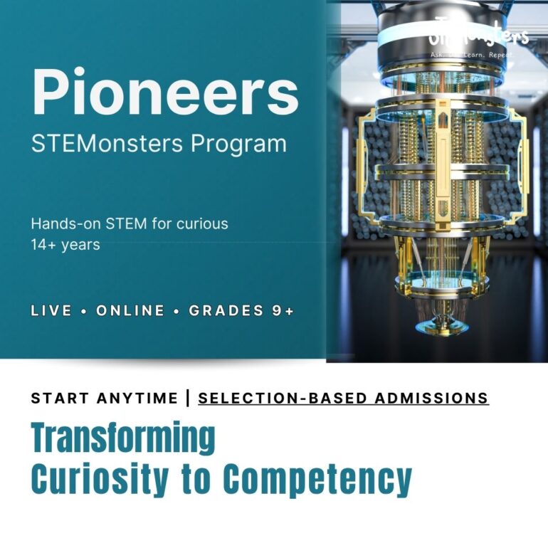 Advanced Science Experiential Program for 14+ year olds. High school grades 9 -12